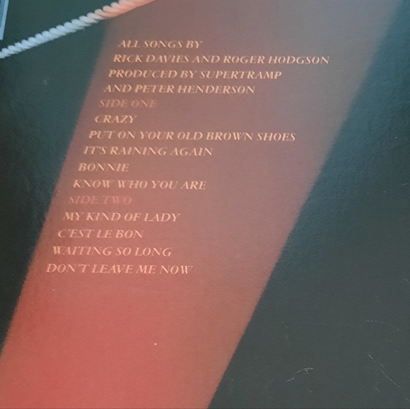 Supertramp- Famous Last Words, Vinyl LP 1982 - Picture 8 of 8